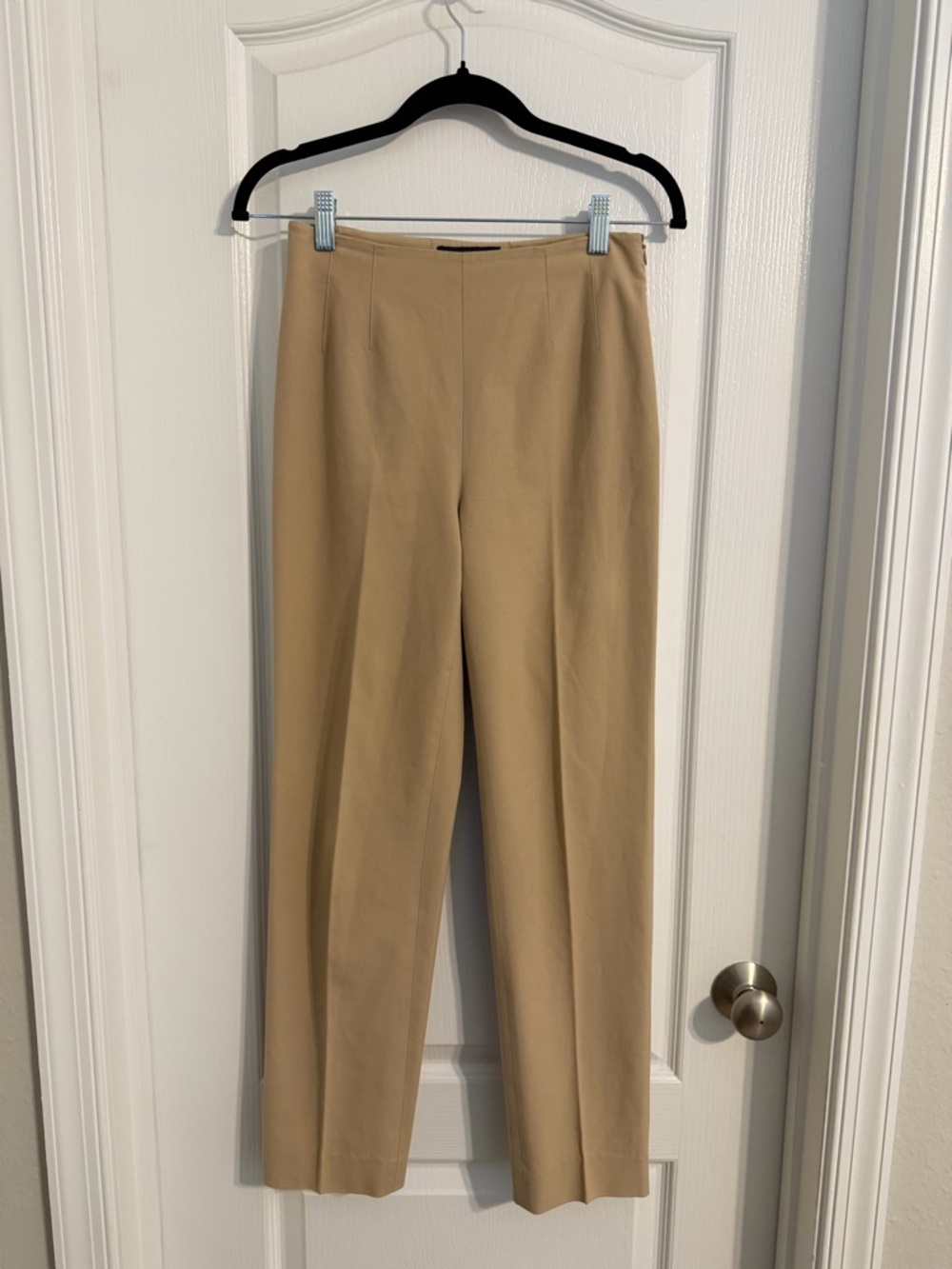 Piazza Sempione Marion Tailored Camel Straight-Leg Trousers Sz 6